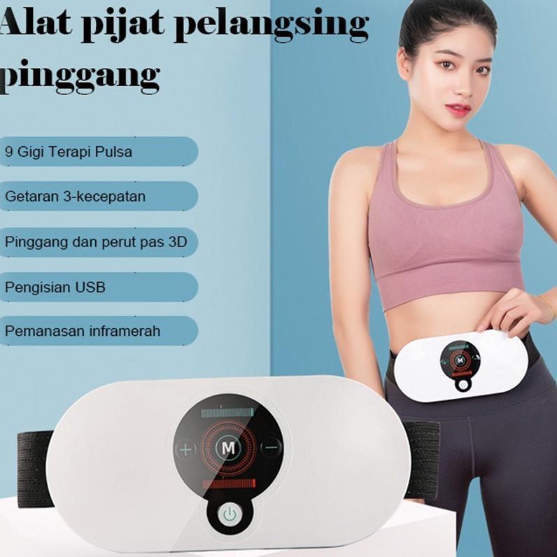 Sabuk pelangsing/Alat penghancur lemak/sabuk pijat perut/Alat Penghancur Lemak Perut/Slimming Belt A