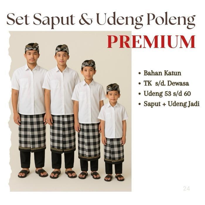 Set Saput & Udeng Jadi PREMIUM Anak s/d Dewasa