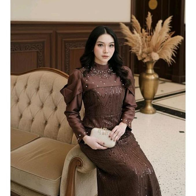Diandra drees Gamis Lebaran Kondangan Muslimah Mewah