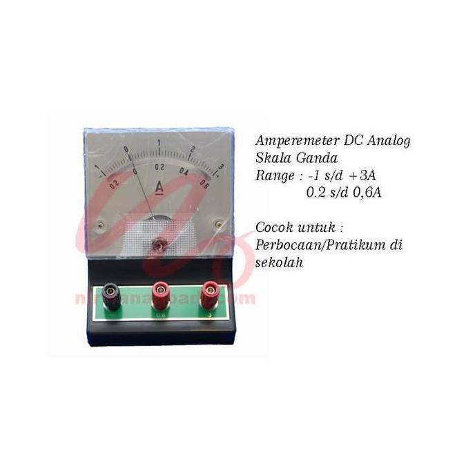 Amperemeter DC Analog, Alat Peraga Pendidikan