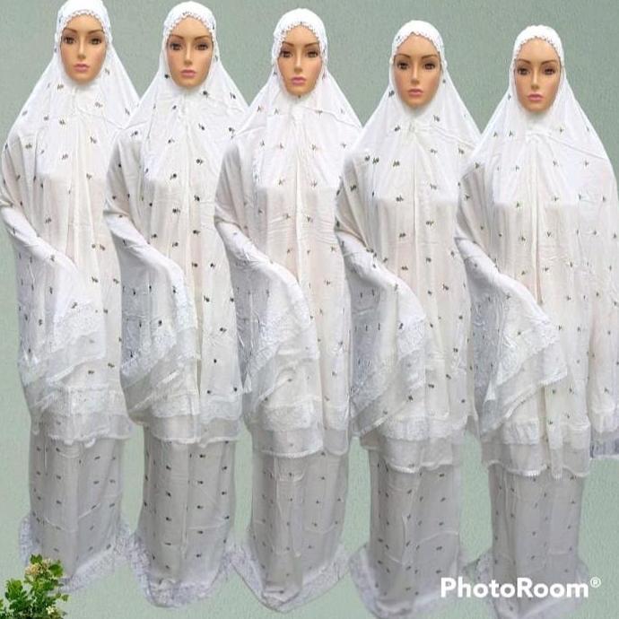 Mukena rayon bordir premium