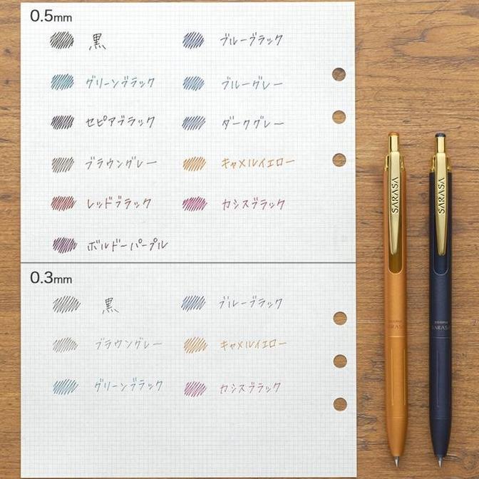 Zxyg- Zebra Sarasa Grand Vintage Metal Gel Ballpoint Pen/ Pulpen Grand Sarasa