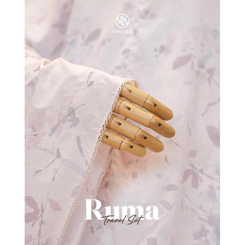 VHIANA // RUMA Prayer set mukena travel Motif Premium Muslim Katun