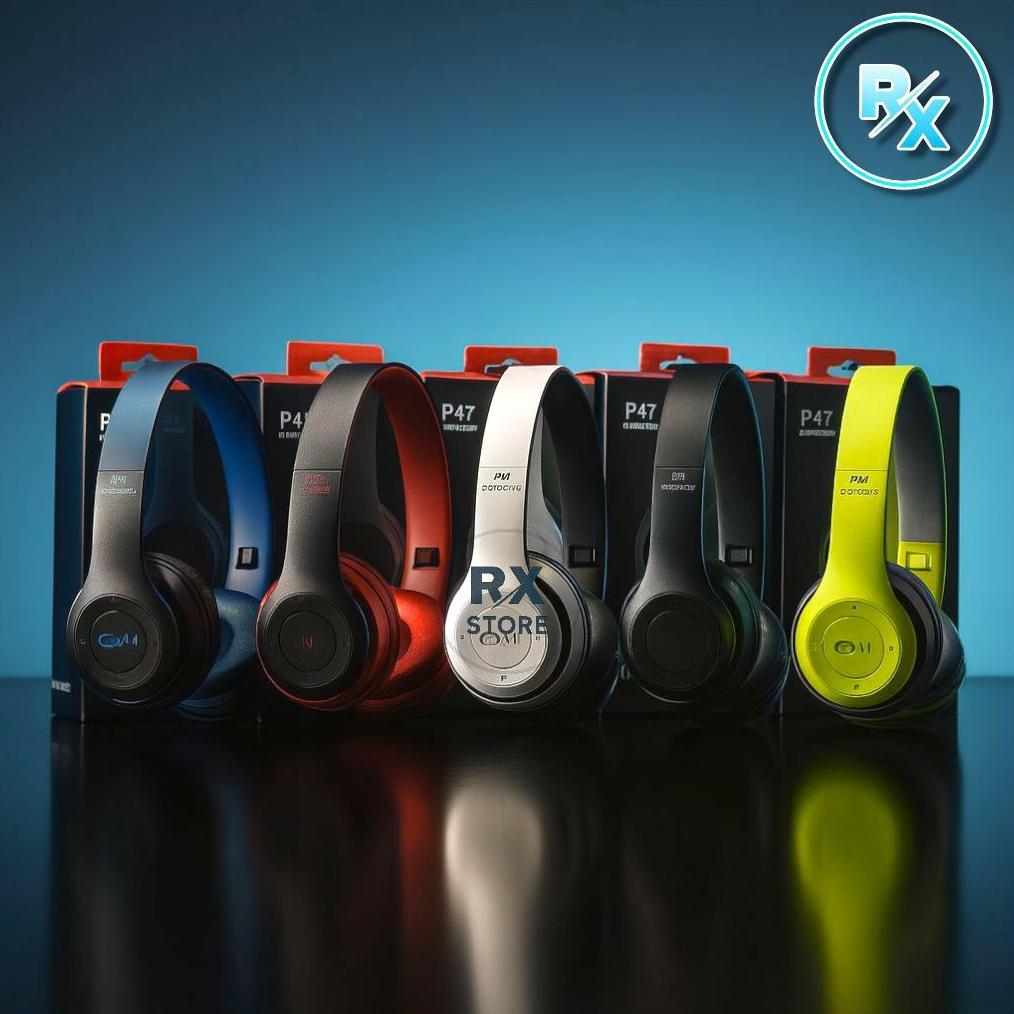 BIG SALE Headphone Bando Bluetooth P47 Wireless Headset Handsfree Musik Bass Stereo