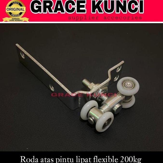 roda atas pintu lipat folding roda flexible roda pintu spek dekson