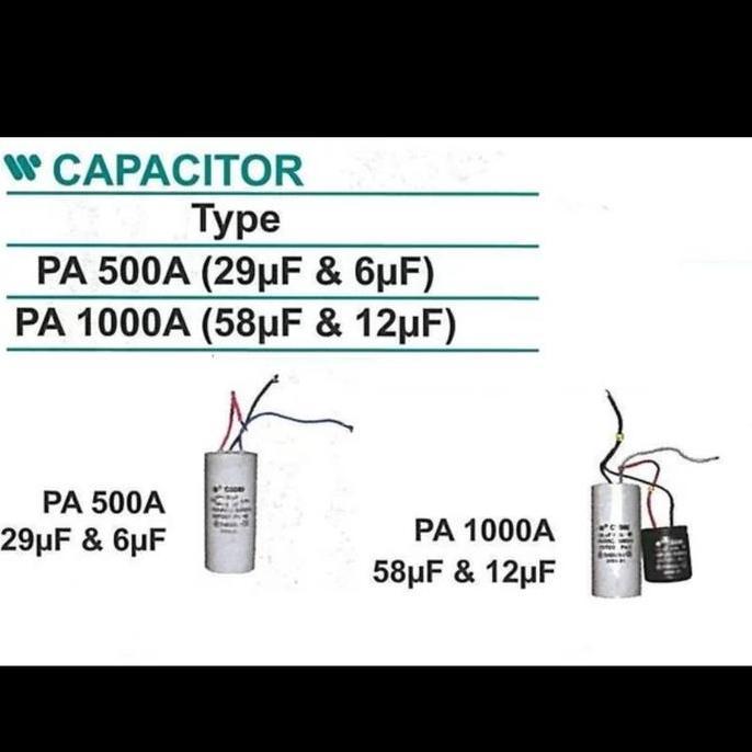 Capacitor - Wipro PA500A kapasitor sling hoist READY