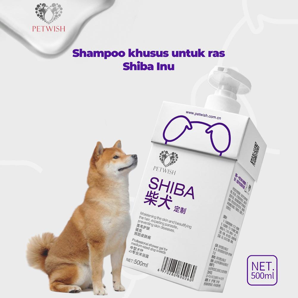 [FX] Petwish Shampoo Anjing 500ML - Shiba Inu - Dog Shampoo