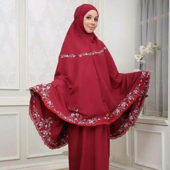 mukena bordir tasik Terbaru