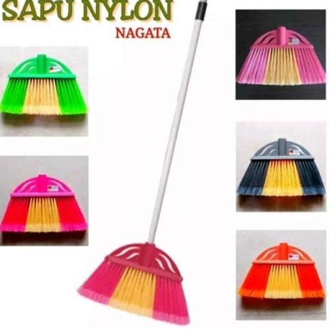 Kirimyaa- Sapu Ijuk Plastik Nagata Ngt 0717 - Sapu Plastik Nagata