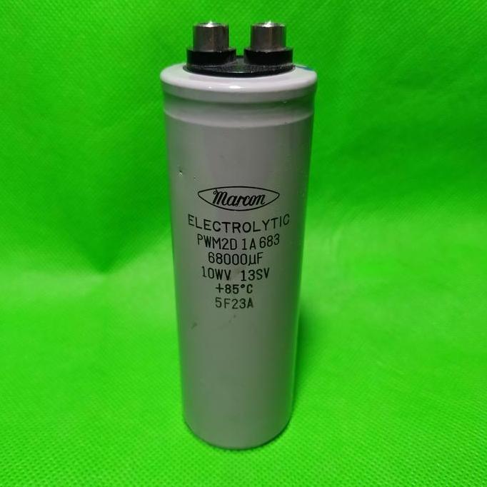 Kapasitor capasitor elko elco MARCON PWM2D1A683 68000uf 10v original READY