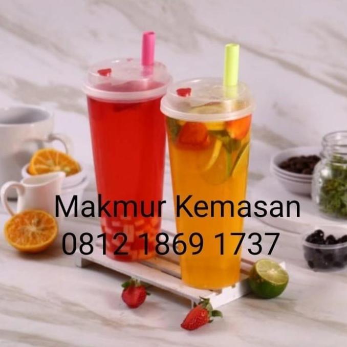 Plastik Cup Boba 400 ml (25 pcs) / Cup Cheese Tea / Cup Injection