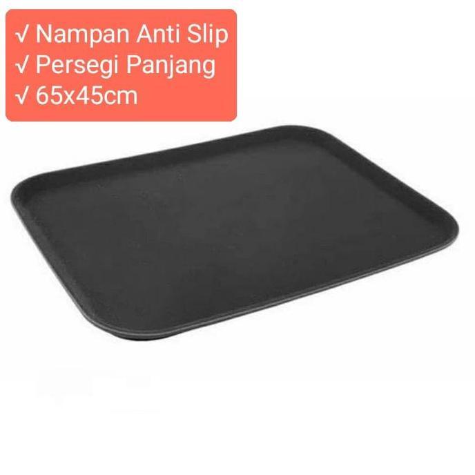 Nampan ANTI SLIP 65cm x 45cm (JUMBO)/ Nampan Makanan Karet 1826 Kitchenware HS