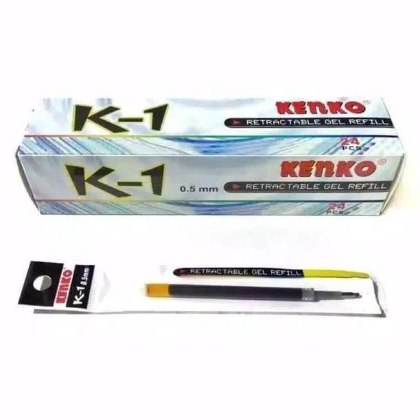 Zxyg- Isi Ulang Refill Pulpen Kenko K1 Perkotak - Hitam