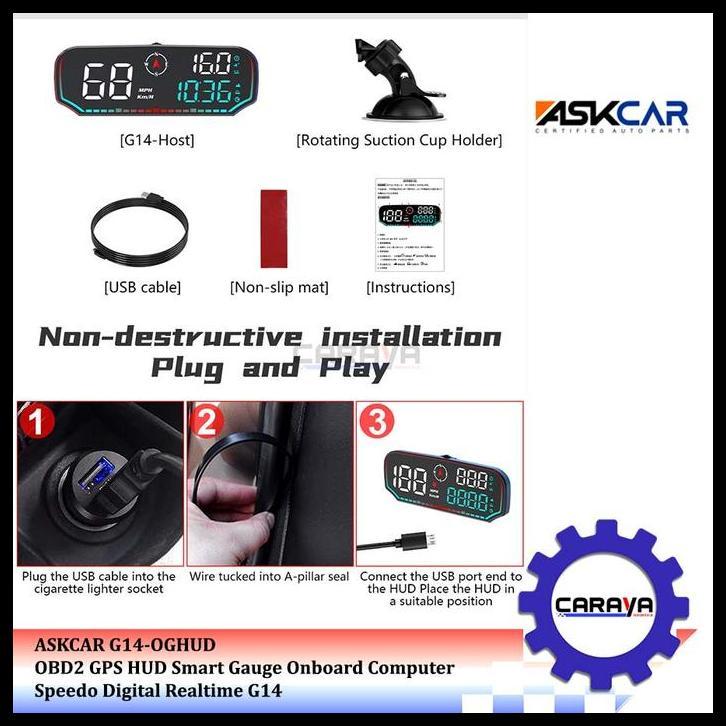 GRATIS ONGKIR SPEEDOMETER SPEEDO DIGITAL GPS HUD KOMPAS ALTIMETER ALARM BERKENDARA JAM DIGITAL MOBIL