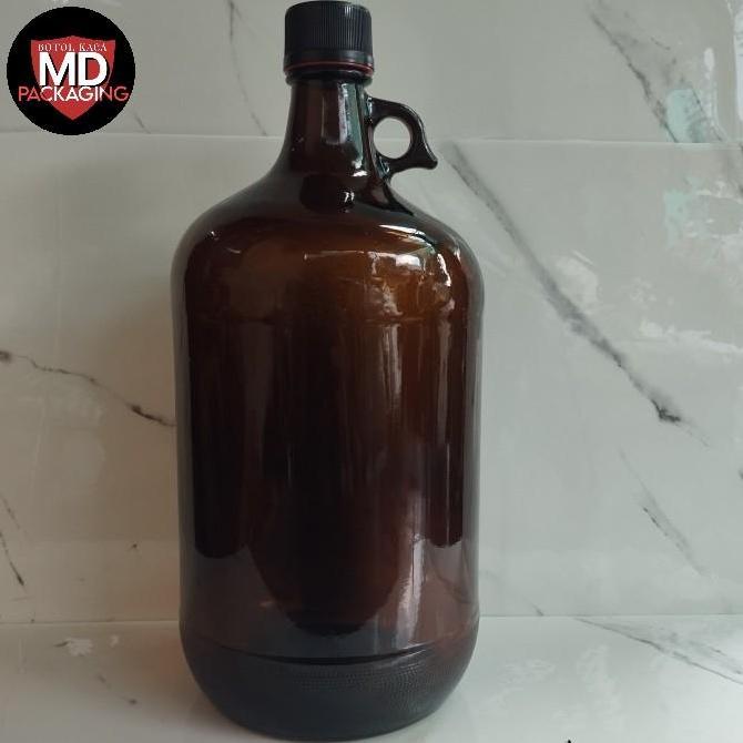 botol kaca 4 liter / botol besar