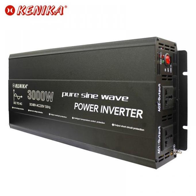 KENIKA PURE SINE WAVE 3000W 48V DC-220V AC POWER INVERTER PSW-3000-48