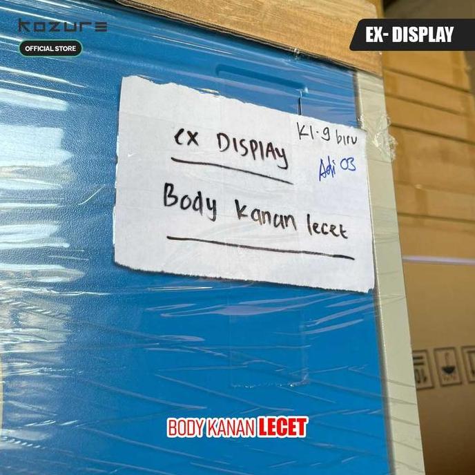 Promo Kozure Lemari Loker Besi 9 Pintu Kl-9, Furniture Anti Air & Jamur, Warna Cerah Biru & Orange, 