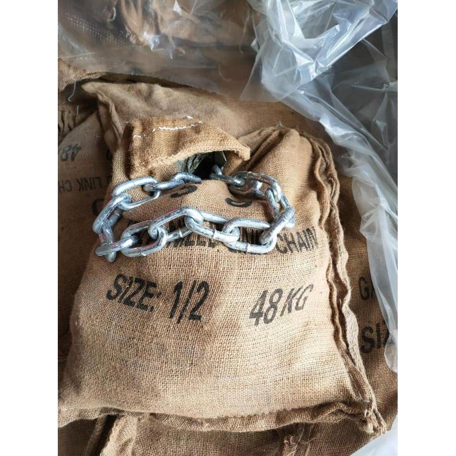 Rantai Besi Galvanis / Rantai Besi Putih