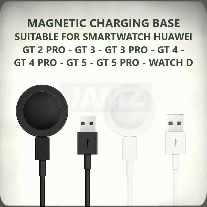 Charging Base USB Cable Charger Cocok Untuk Smartwatch Huawei GT 2 Pro / GT 3 Pro / GT 4 Pro / GT 5 