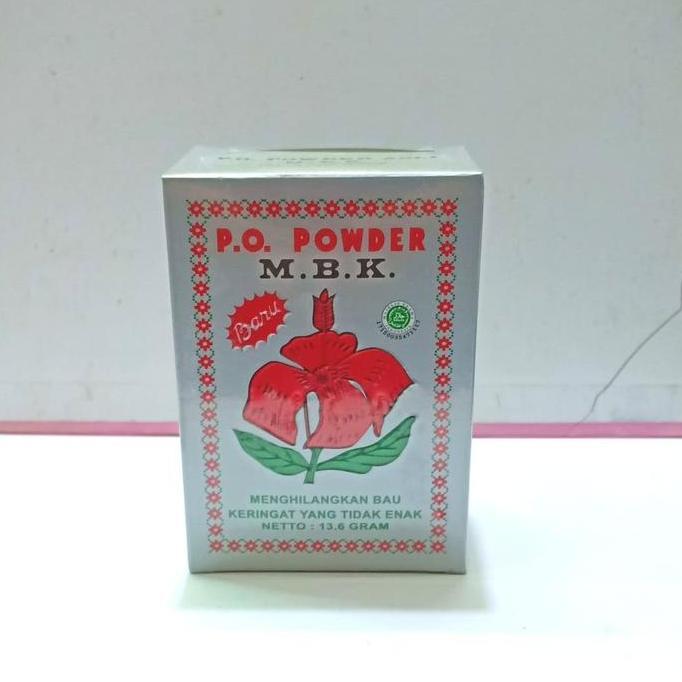 Bedak MBK silver (1 box = 12 sachet)