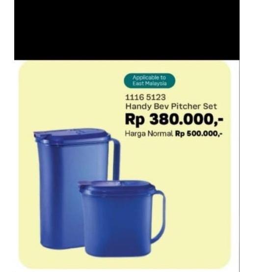 Tupperware fridge jug (2pcs) teko air Original