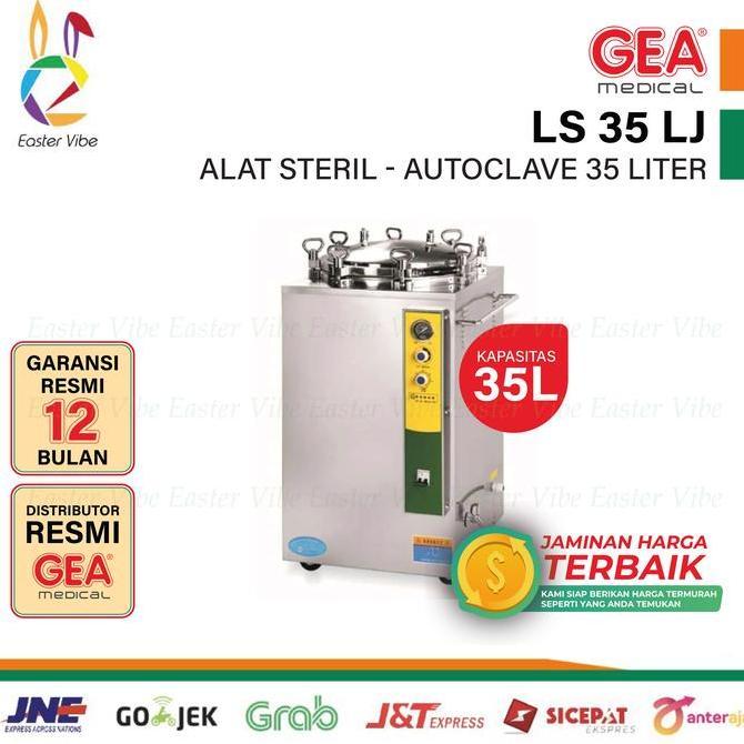 Gea Ls 35 Lj Autoclave 35 Liter Alat Sterilisasi