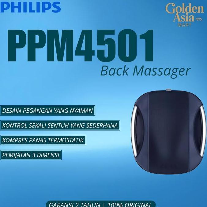 Philips massage PPM4501 Back/waist Pijat/Constant temperature heating Alat pijat Punggung Duduk Gara