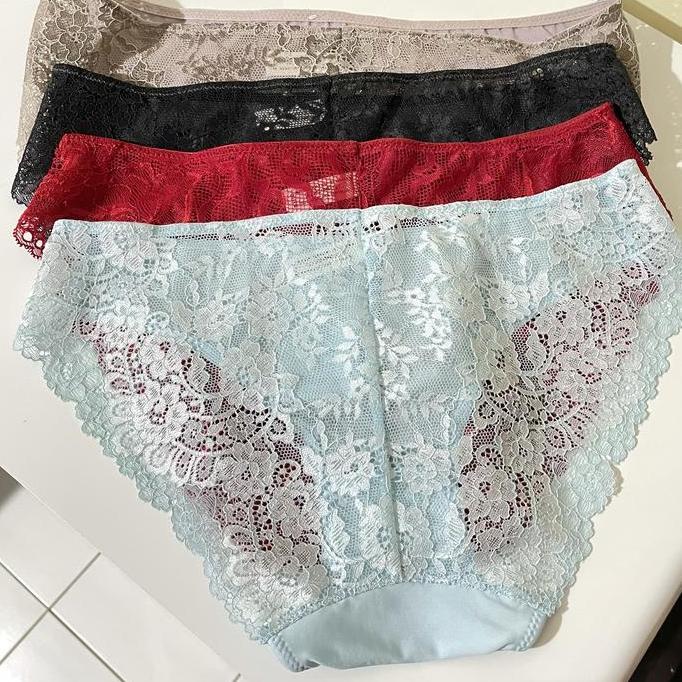 Promo Wacoal Sexy Panty Ip 4086 Lace / Renda Belakang Celana Dalam