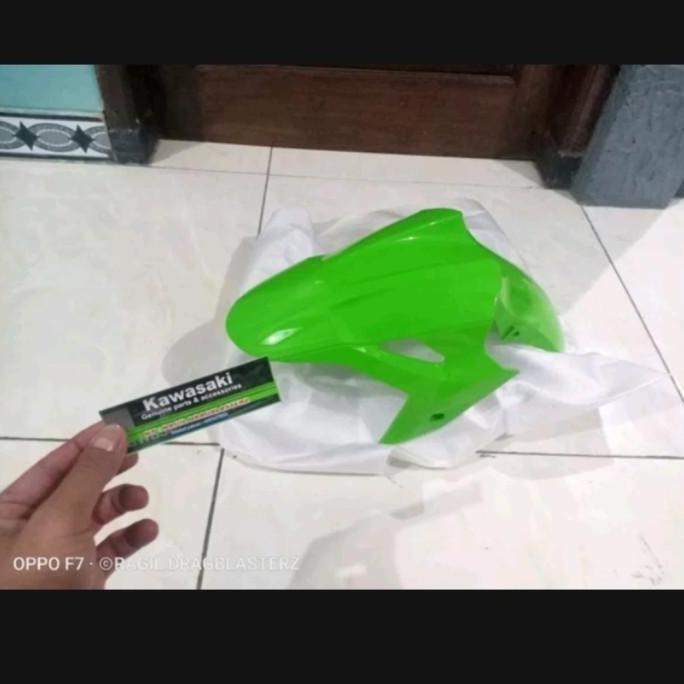 spakbor depan new ninja 250 fi 2018 up hijau original