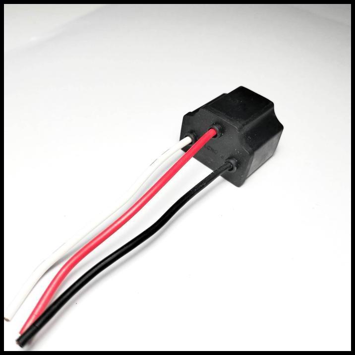 TERMURAH FITING LAMPU H4 SOKET SOCKET HS1 BOHLAM MOTOR KONEKTOR MOBIL 3 KABEL