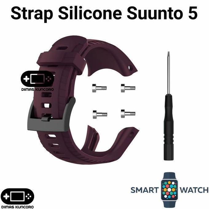 Ready Strap Silicone Suunto 5 silikon tali jam rubber karet smartwatch suunto 5