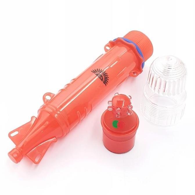 Allthebest HP-202 Lampu Torpedo Nelayan 10 Led 2 Warna Cahaya 2 Baterei D Size
