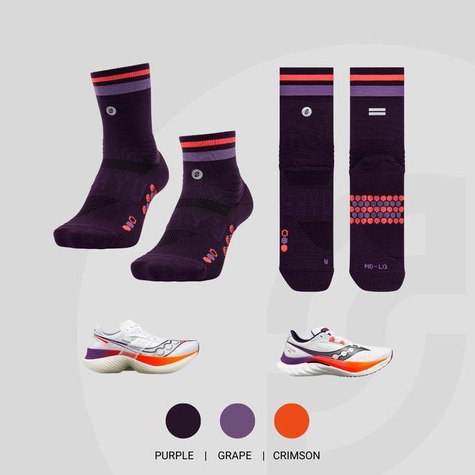 Kaos Kaki Lari SHYU Running Racing Socks Half & Quarter Crew Original