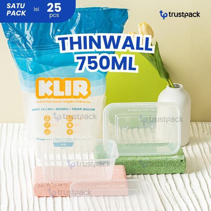 Kotak Makan 750 ml Tempat Box Nasi Microwave Thinwall Food Container