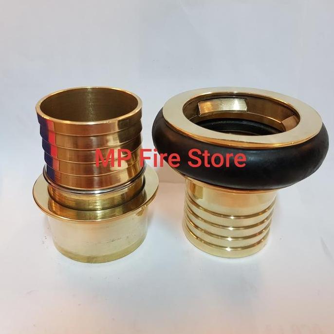 Coupling Machino Kopling Selang Pemadam Kebakaran 2 Inch Kuningan