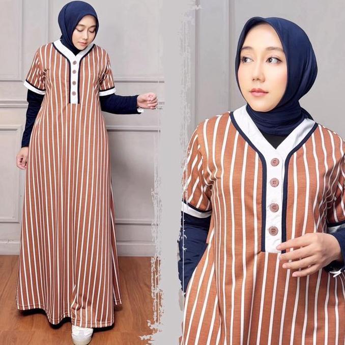 MOZHA SHAFURA. Cloth - Candy Sporty DRESS Bahan Candy Terry Halus Lembut Nyaman Gamis Sporty Branded