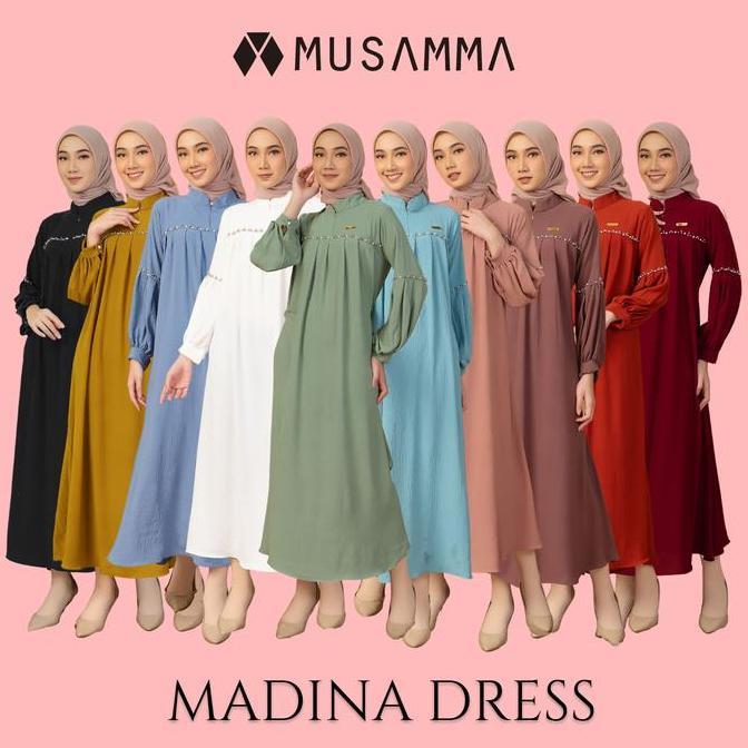 MUSAMMA - MADINA DRESS -  Airflow - Gamis Wanita Dewasa