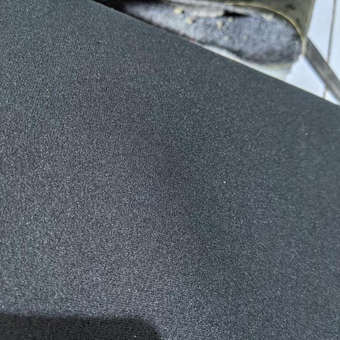 kain plafond mobil hitam bludru