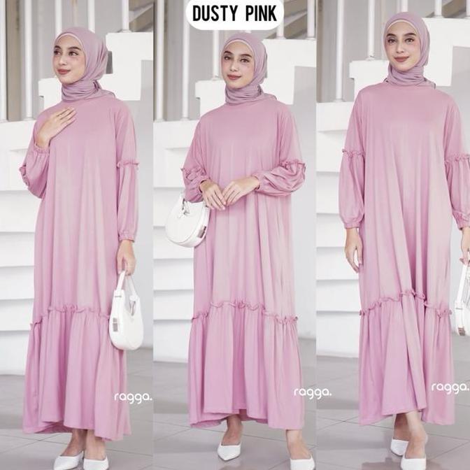 Amira Dress Maxi ( Busui / Non Busui ) Kaos combed premium Gamis