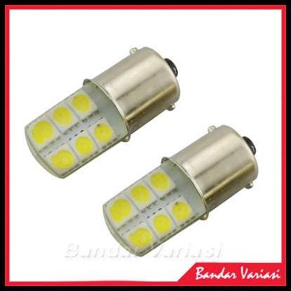 GRATIS ONGKIR BOHLAM SEIN SIGNAL ATAU LAMPU MUNDUR LED MOBIL MOTOR SINAR BIRU BULB S25 