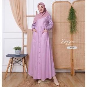 KUPNAD Gamis katun toyobo Salur - Karina Dress Purple