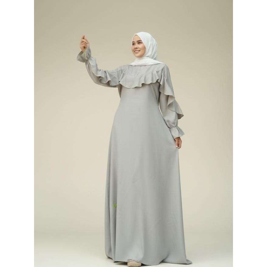 Dress Sakila NEW MODEL / Dress pesta muslim/ dress aini modiste Gamis Kain