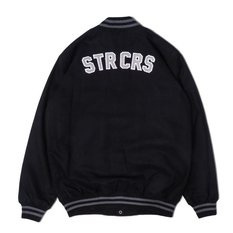 Terbaru Starcross Jaket Varsity - Black - Js 1010