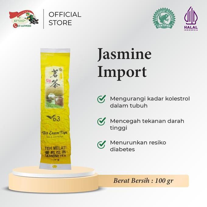 Fiksdone- Teh 63 Jasmine Import 100 Gram