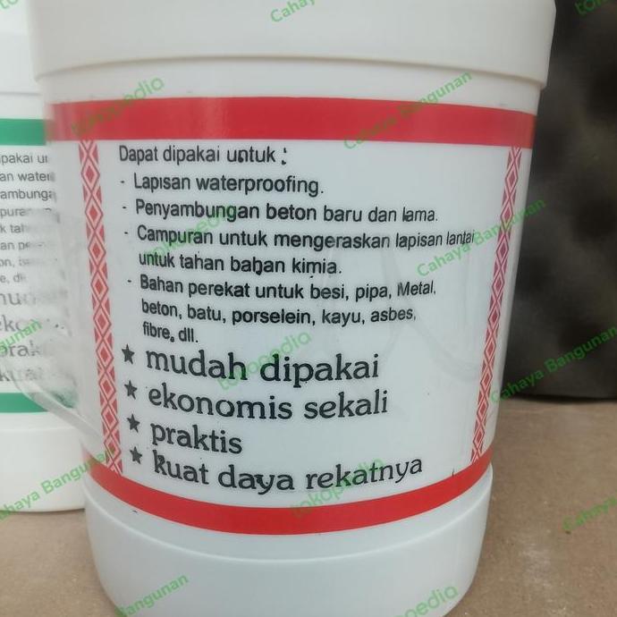 Backwill- Lem Epoxy Resin Poxy Sk 2 Dua Komponen Perekat Beton Batu Keramik Besi