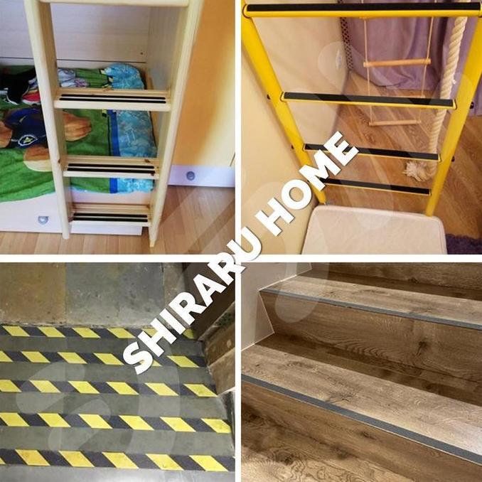 Backwill- 5 Meter Lakban Anti Slip / Selip Safety Grip Strong Traction Solatip Solasi Tape Anti Lici