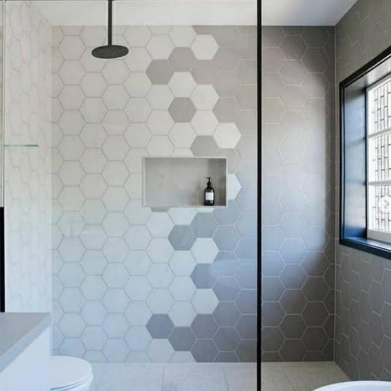 Roman Keramik dTravessa Hexagonal keramik dinding kamar mandi/keramik dinding/keramik segi enam/kera