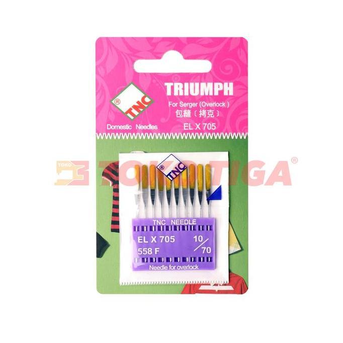 Kapanpun- Jarum Triumph/Tnc Elx705 (Mesin Jahit Obras Dan Neci Portable)