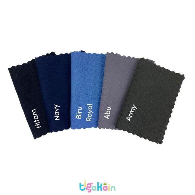 Kapanpun- 0.5 Meter Kain Canvas Twill Bahan Kanvas Twill/ Cotton Twill