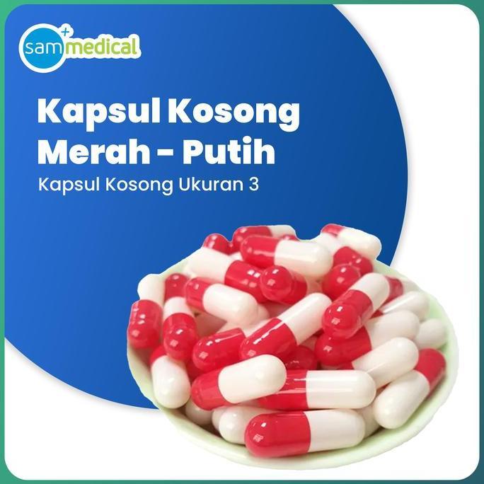 Medclean- Kapsul Kosong Cangkang Kapsul Kosong / Kapsul Kosong - No 3 (100Mg)